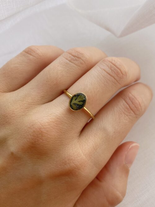 Bague petite plante