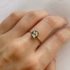 Bague fleur blanche