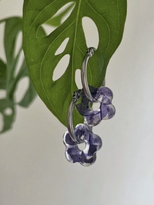 Boucles d'oreilles fleurs